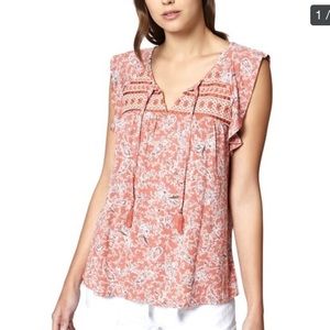 Sanctuary Wild Belle Peasant Embroidered Top